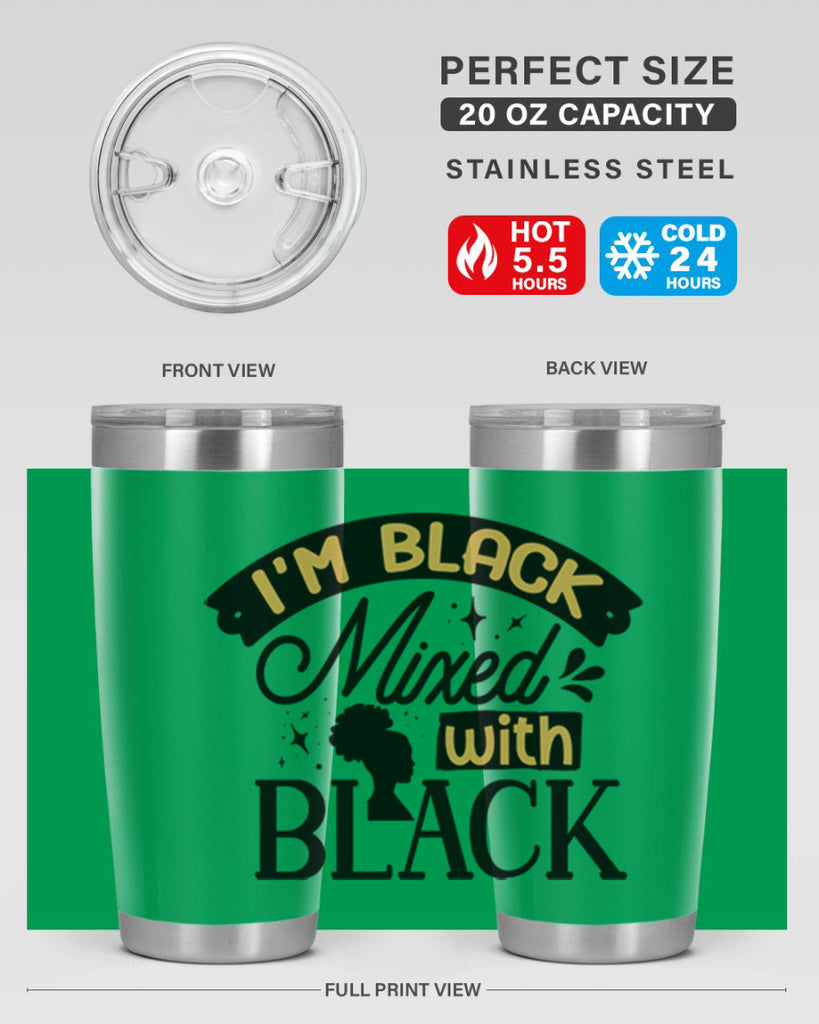 Im black mixed with black Style 30#- women-girls- Tumbler