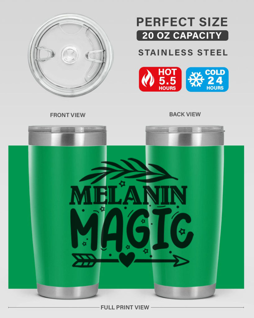 Melanin magic Style 19#- women-girls- Tumbler