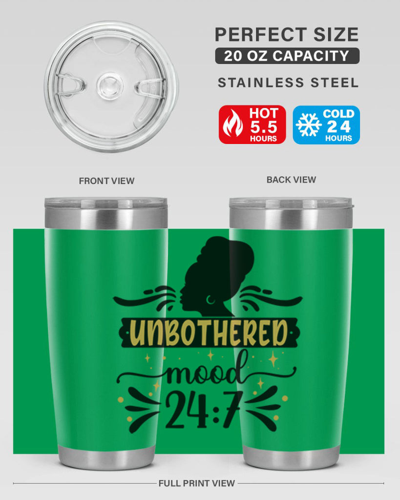 Unbothered mood Style 2#- women-girls- Tumbler