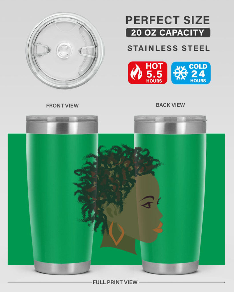 african girl 90#- women-girls- Tumbler