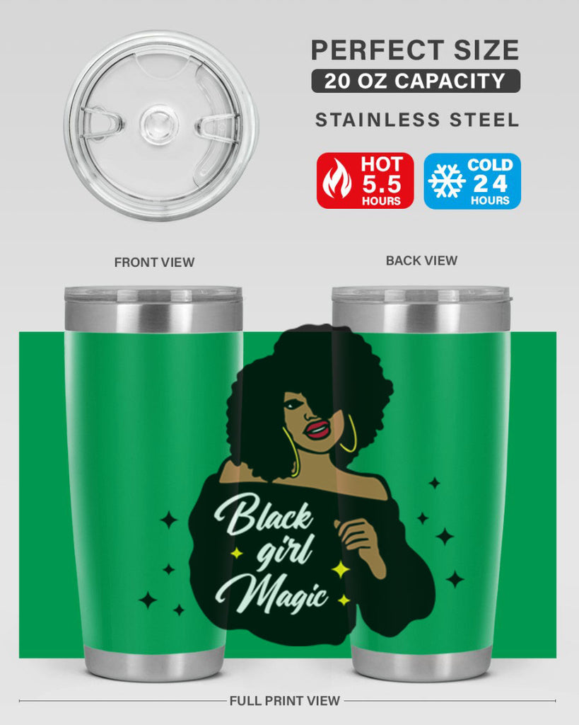 black girl magic 21#- women-girls- Tumbler
