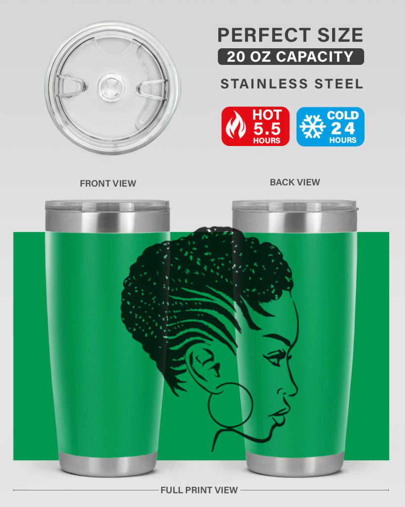 black women - queen 20#- women-girls- Tumbler