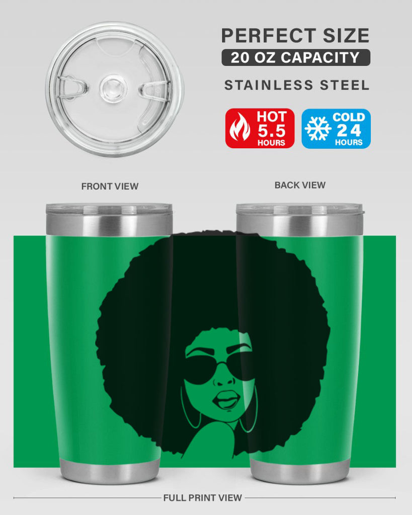 black women - queen 46#- women-girls- Tumbler