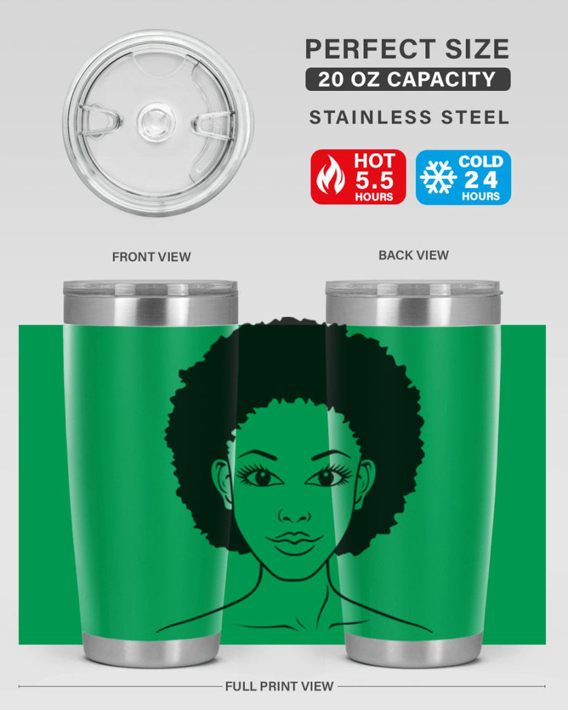 black women - queen 64#- women-girls- Tumbler