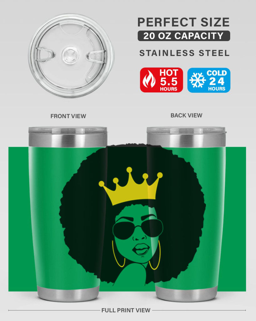black women - queen 76#- women-girls- Tumbler