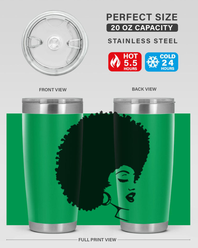 black women - queen 77#- women-girls- Tumbler
