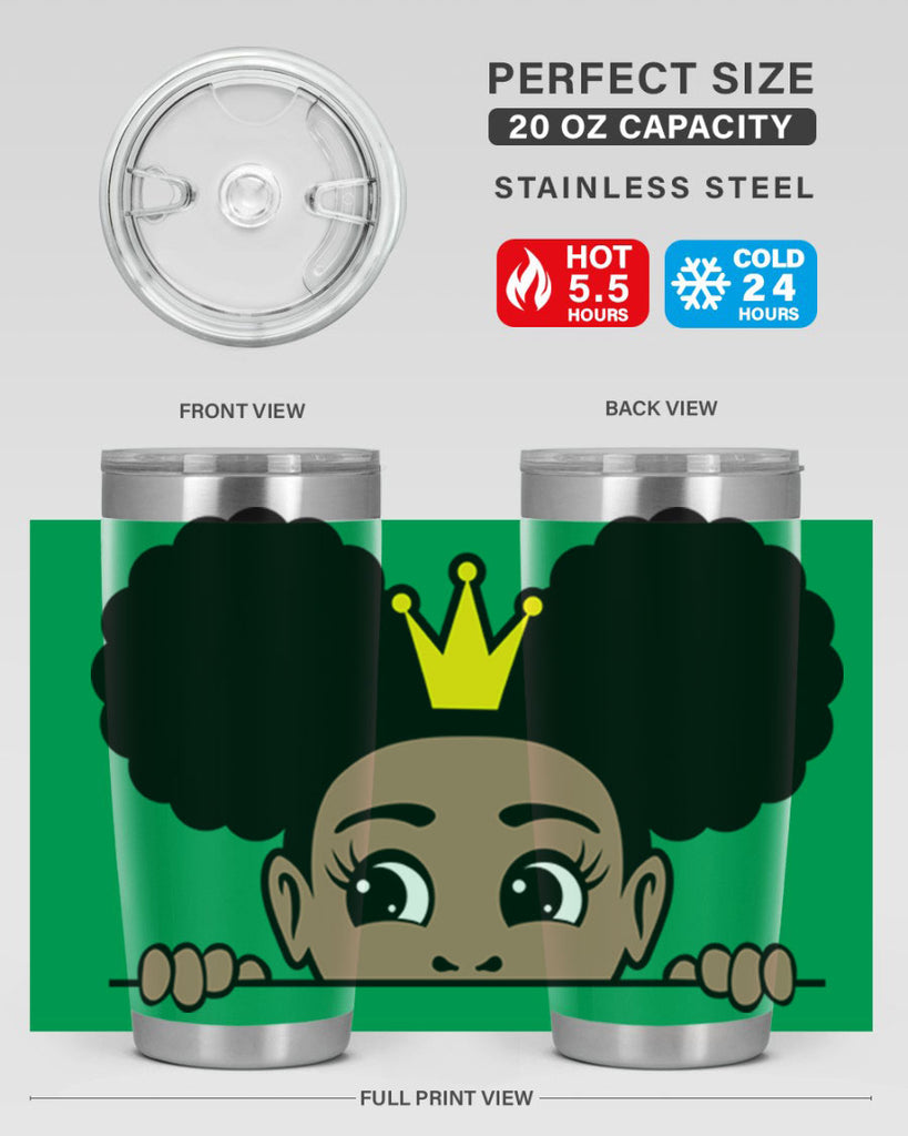 crown afro puffs 51#- women-girls- Tumbler