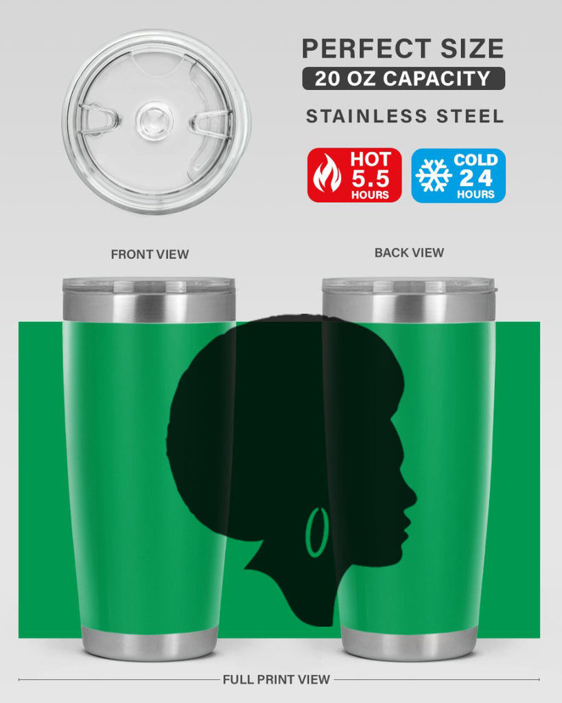 remix femaleafroavatar black 20#- women-girls- Tumbler