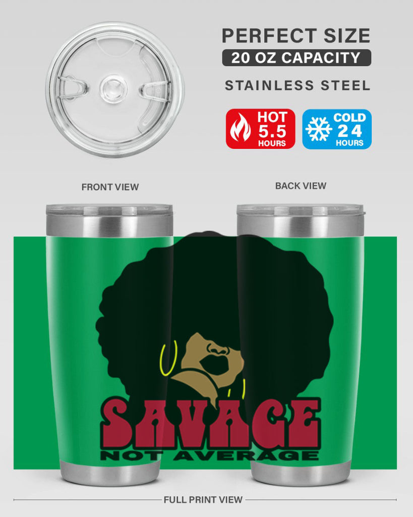 savage not average 1#- women-girls- Tumbler