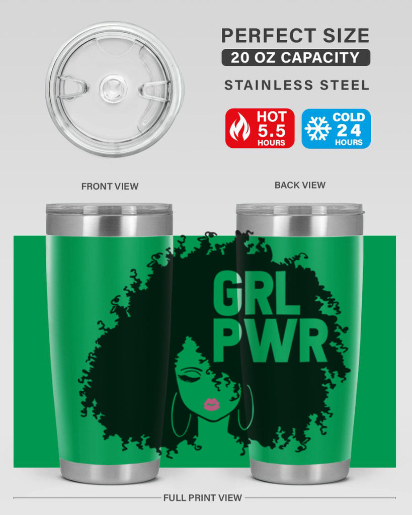 woman face grlpwr 1#- women-girls- Tumbler