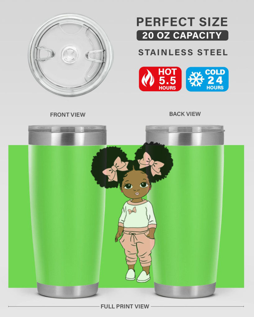 Black girl style 9#- women-girls- Tumbler