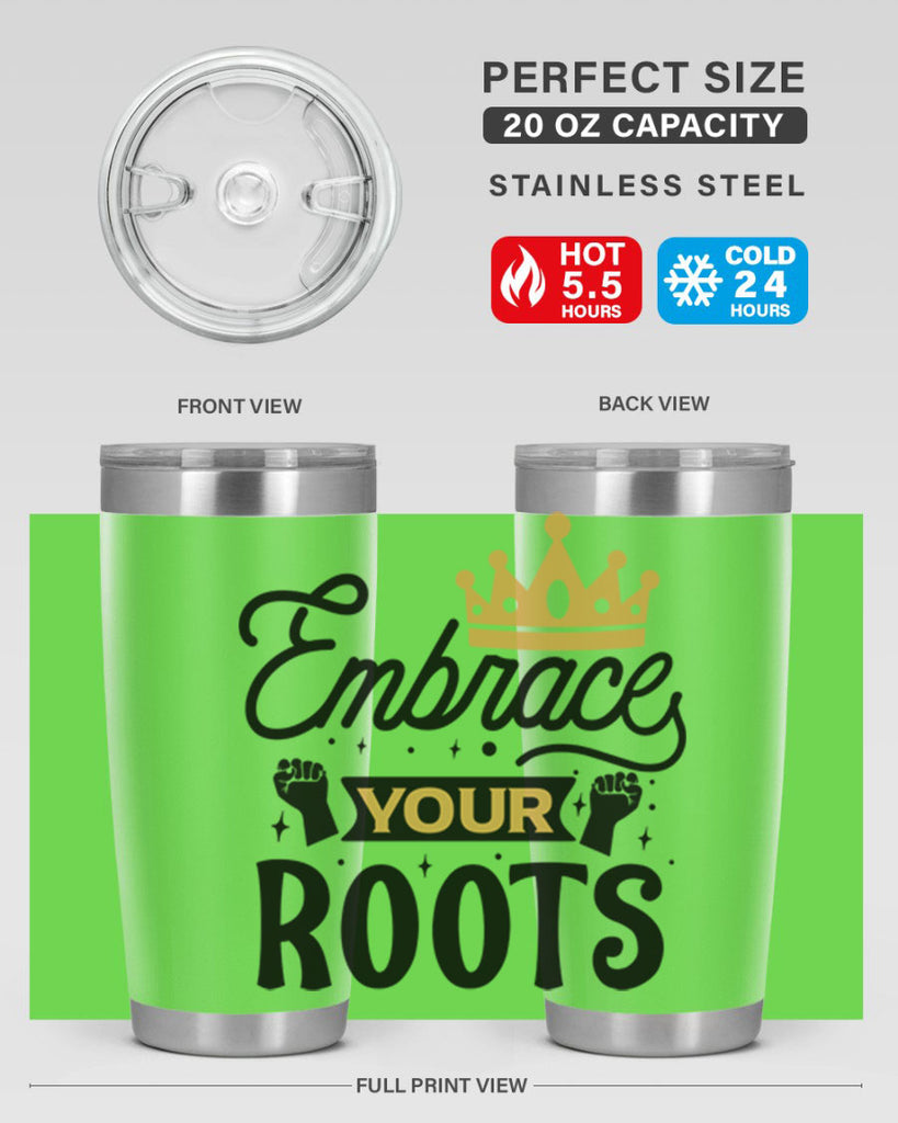 Embrace your roots Style 40#- women-girls- Tumbler