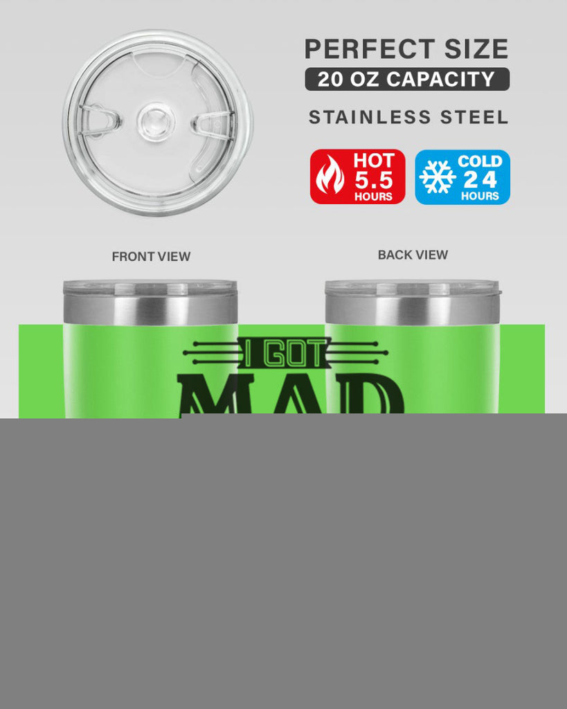I got mad hustle and dope soul Style 33#- women-girls- Tumbler