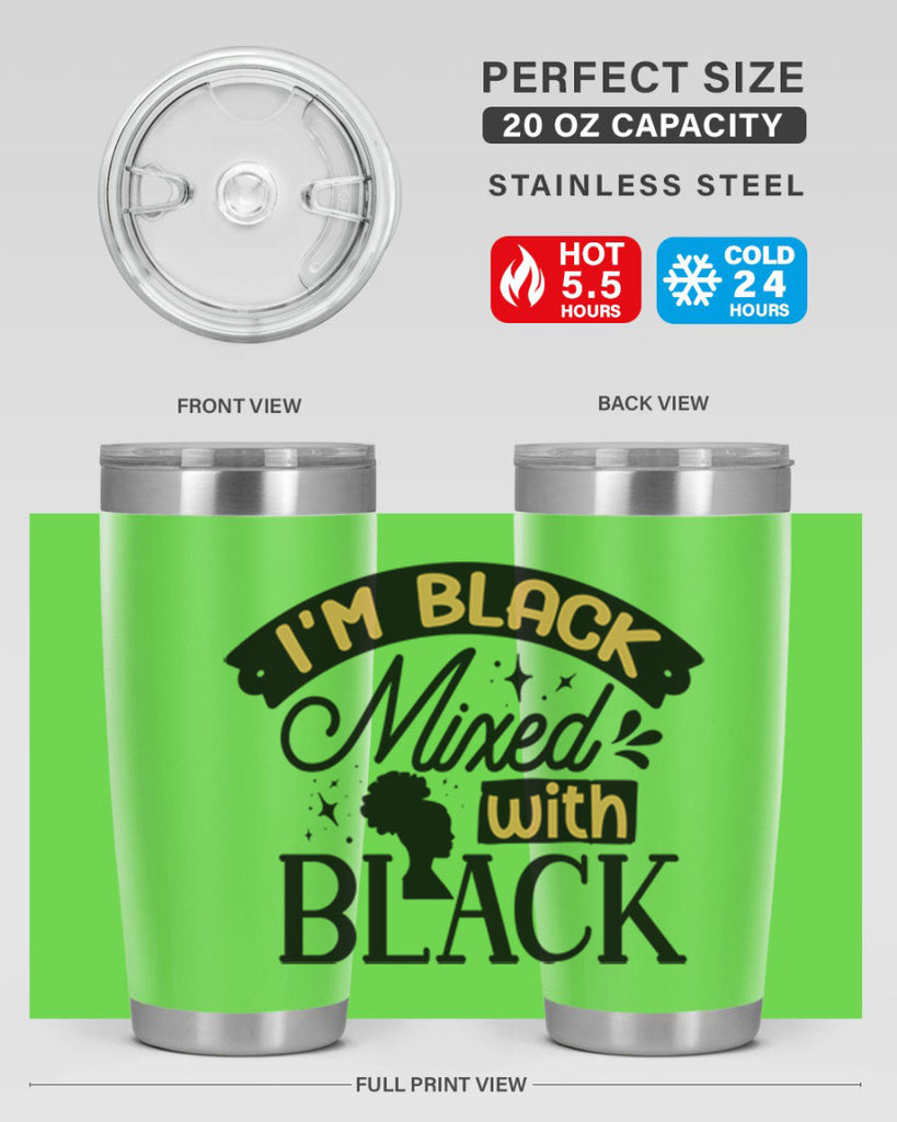 Im black mixed with black Style 30#- women-girls- Tumbler