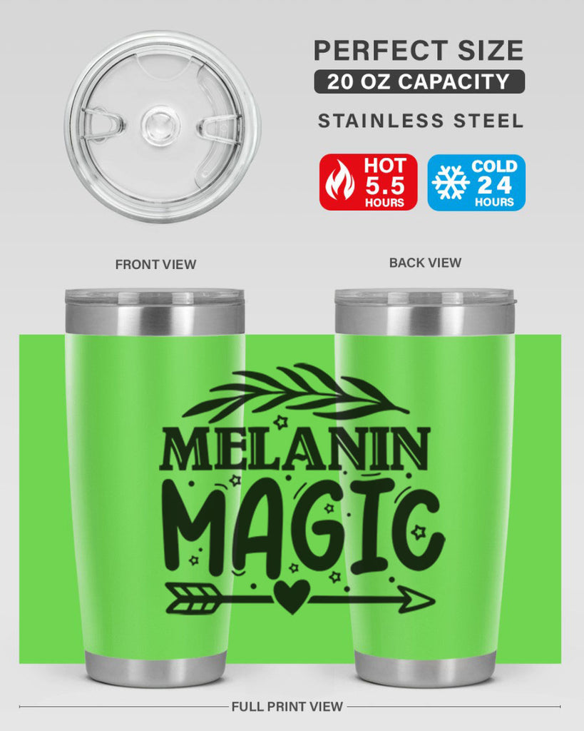 Melanin magic Style 19#- women-girls- Tumbler