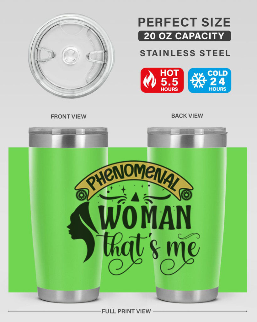Phenomenal woman thats me Style 15#- women-girls- Tumbler