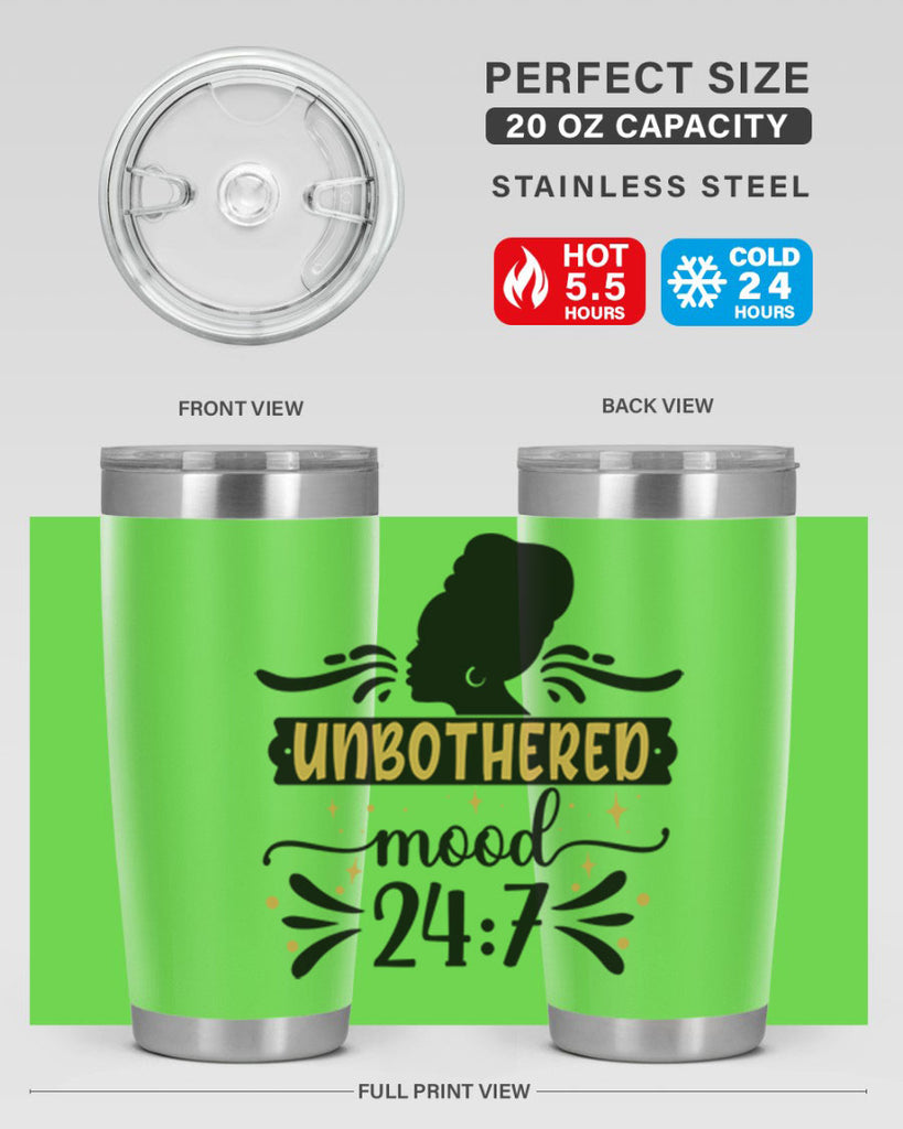 Unbothered mood Style 2#- women-girls- Tumbler