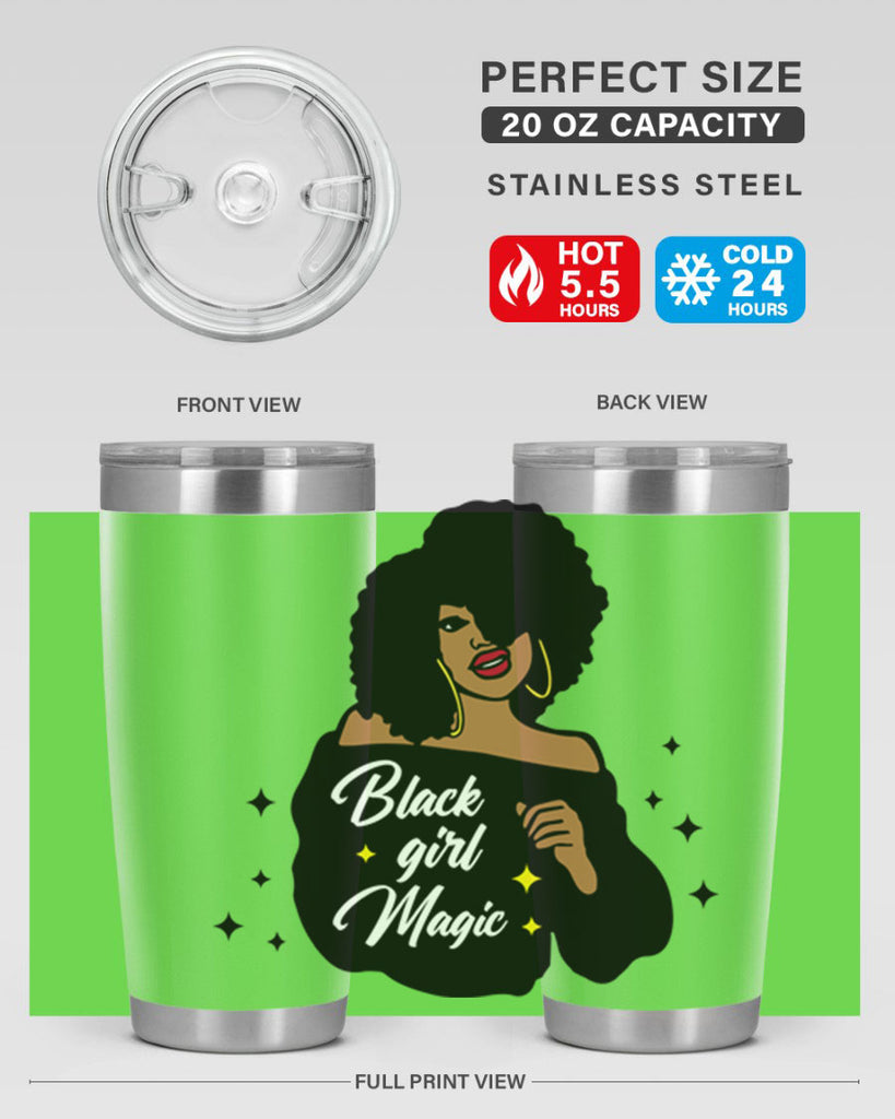 black girl magic 21#- women-girls- Tumbler