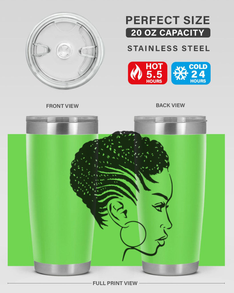 black women - queen 20#- women-girls- Tumbler