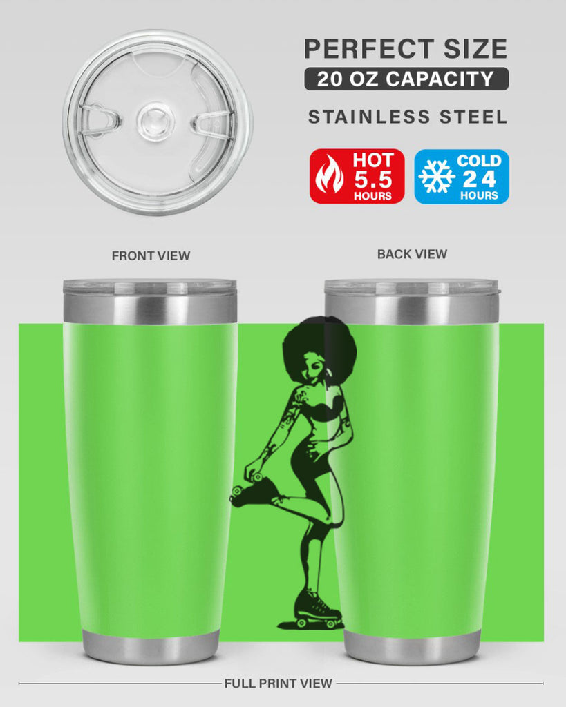 black women - queen 62#- women-girls- Tumbler