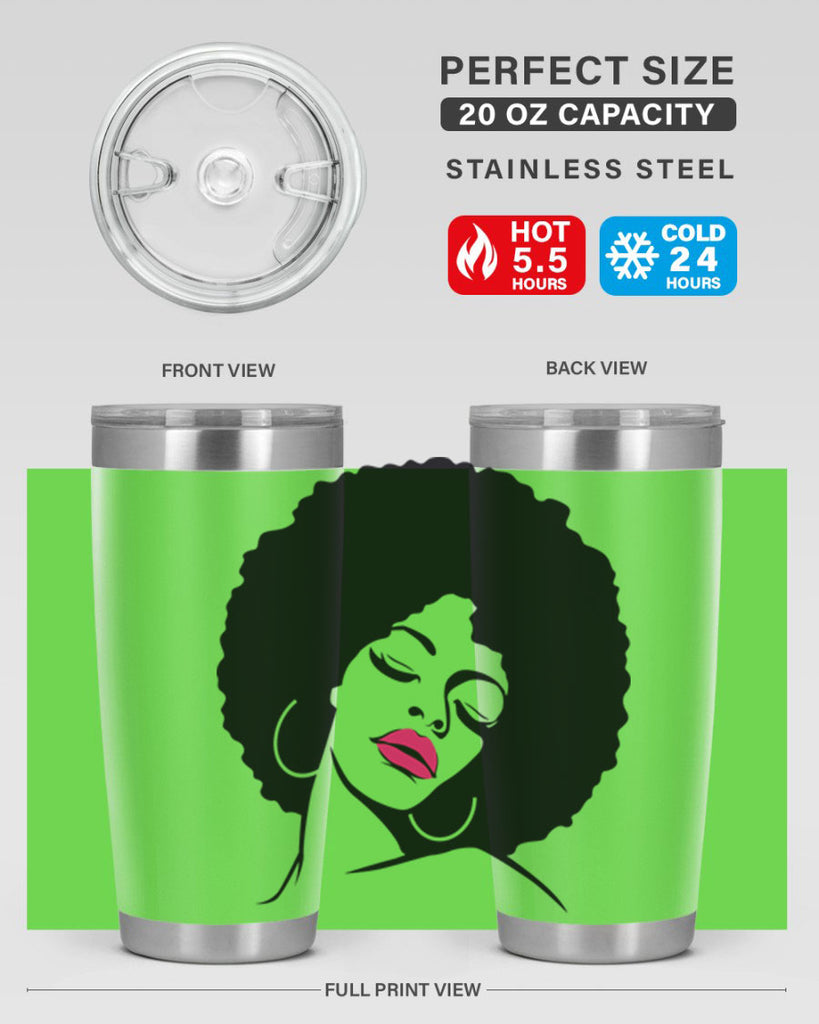 black women - queen 68#- women-girls- Tumbler