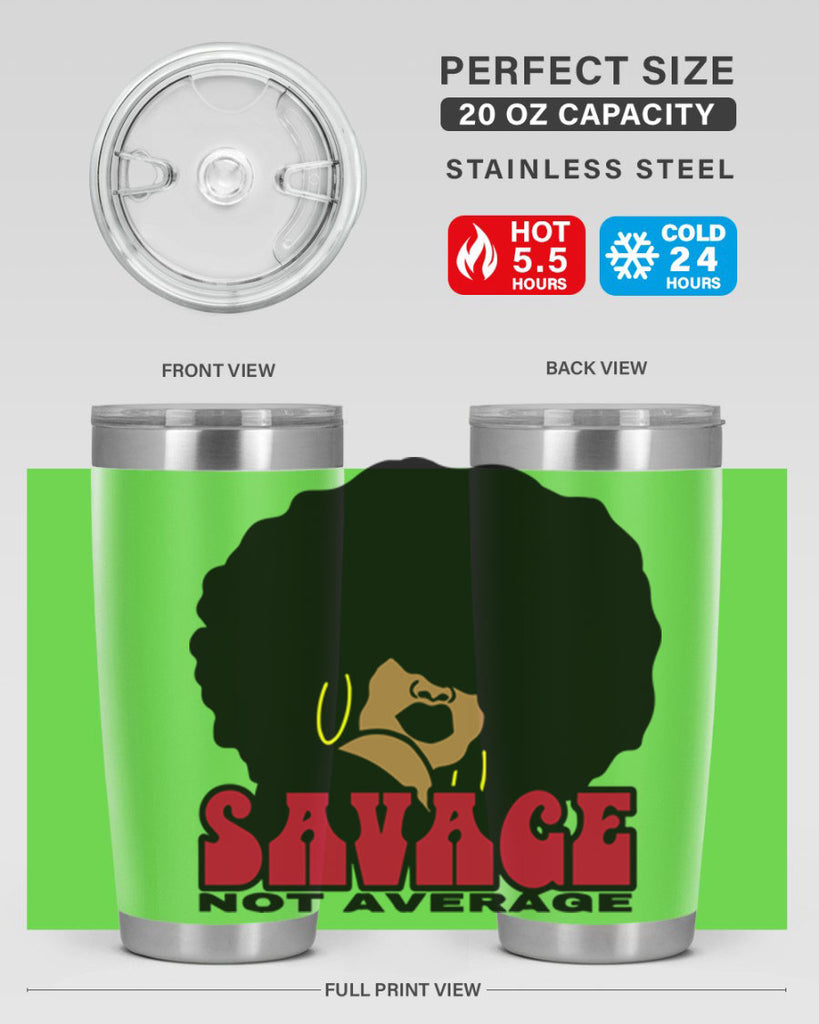 savage not average 1#- women-girls- Tumbler