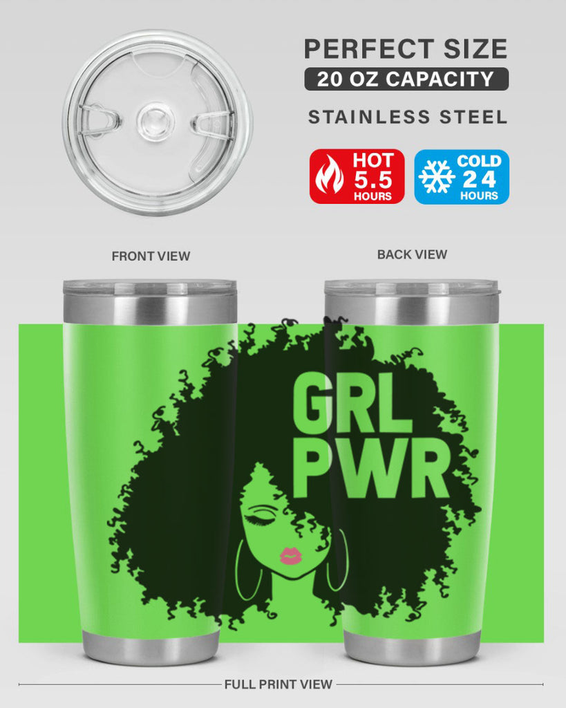 woman face grlpwr 1#- women-girls- Tumbler