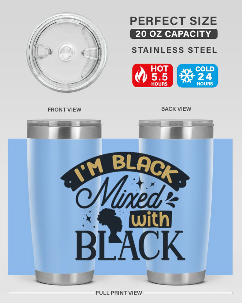 Im black mixed with black Style 30#- women-girls- Tumbler