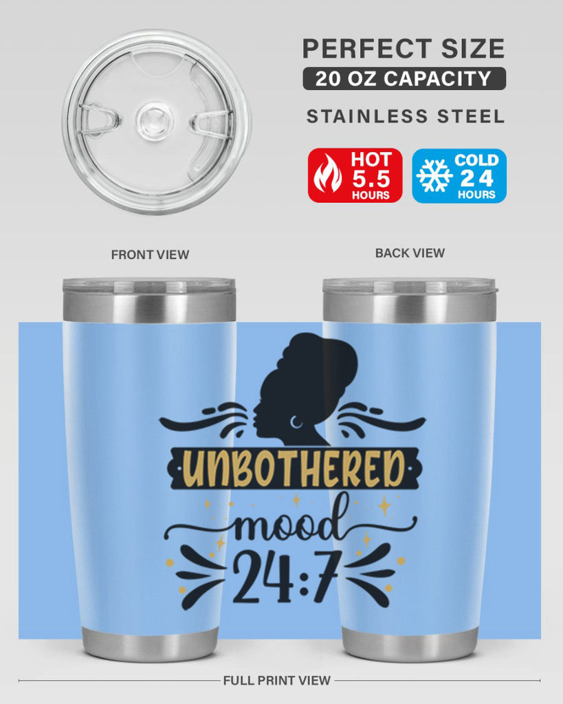 Unbothered mood Style 2#- women-girls- Tumbler