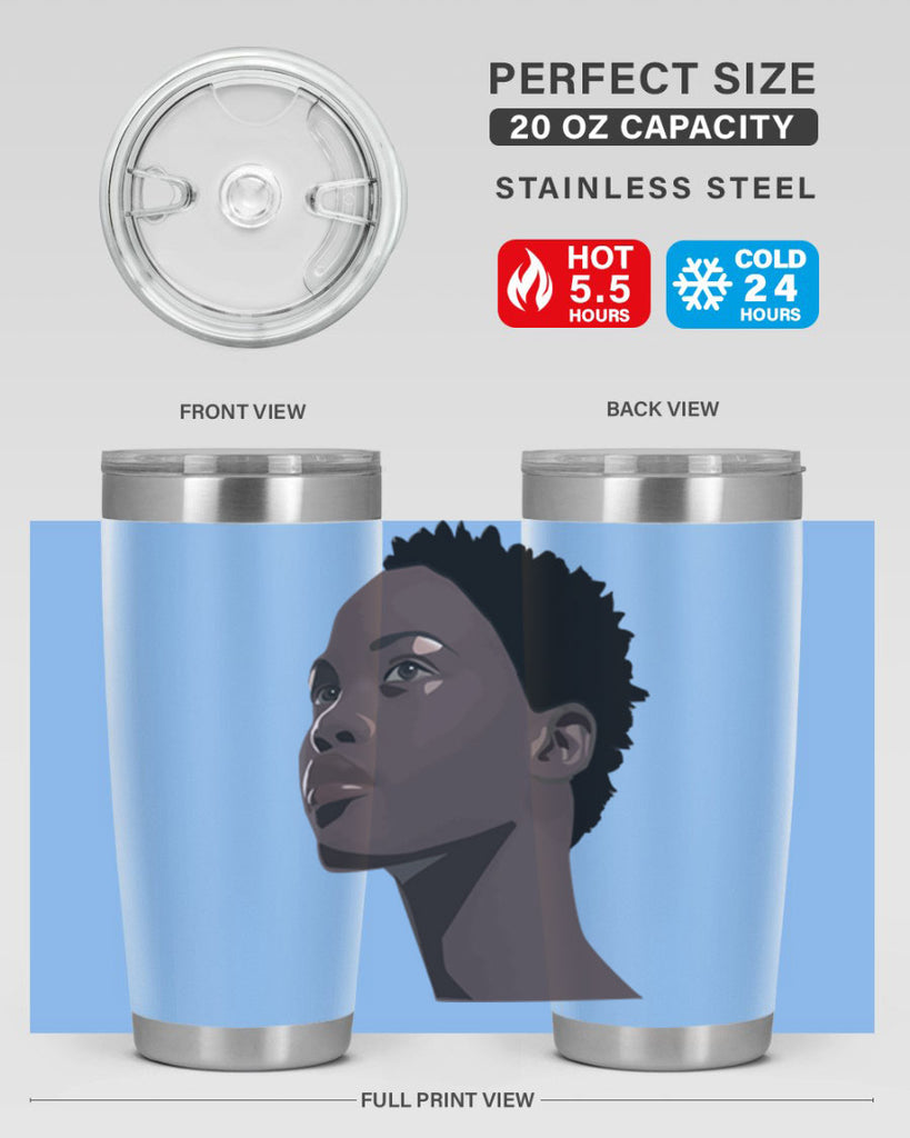 african woman portrait 88#- women-girls- Tumbler