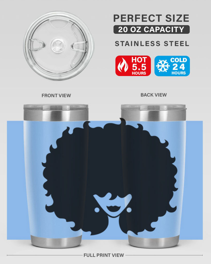 afro woman 69#- women-girls- Tumbler