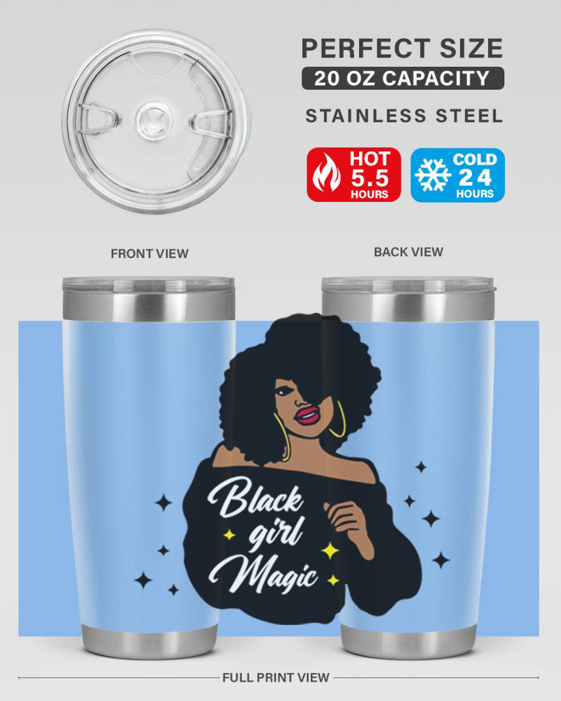 black girl magic 21#- women-girls- Tumbler
