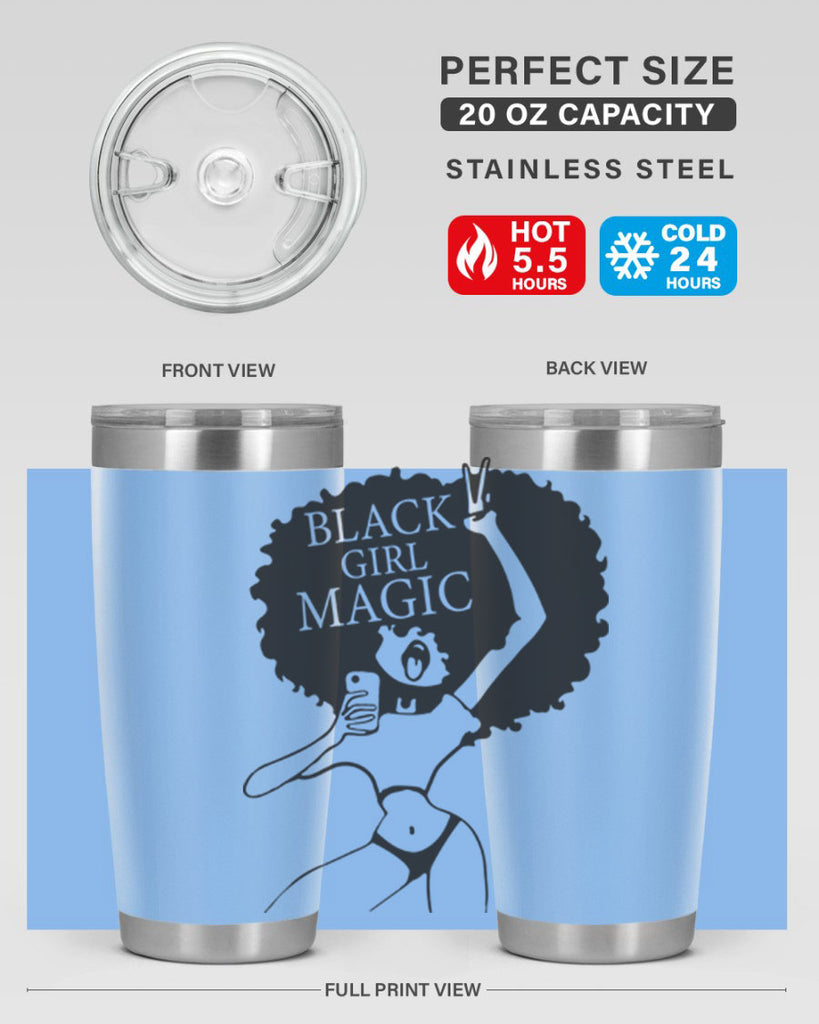 black girl magic 58#- women-girls- Tumbler