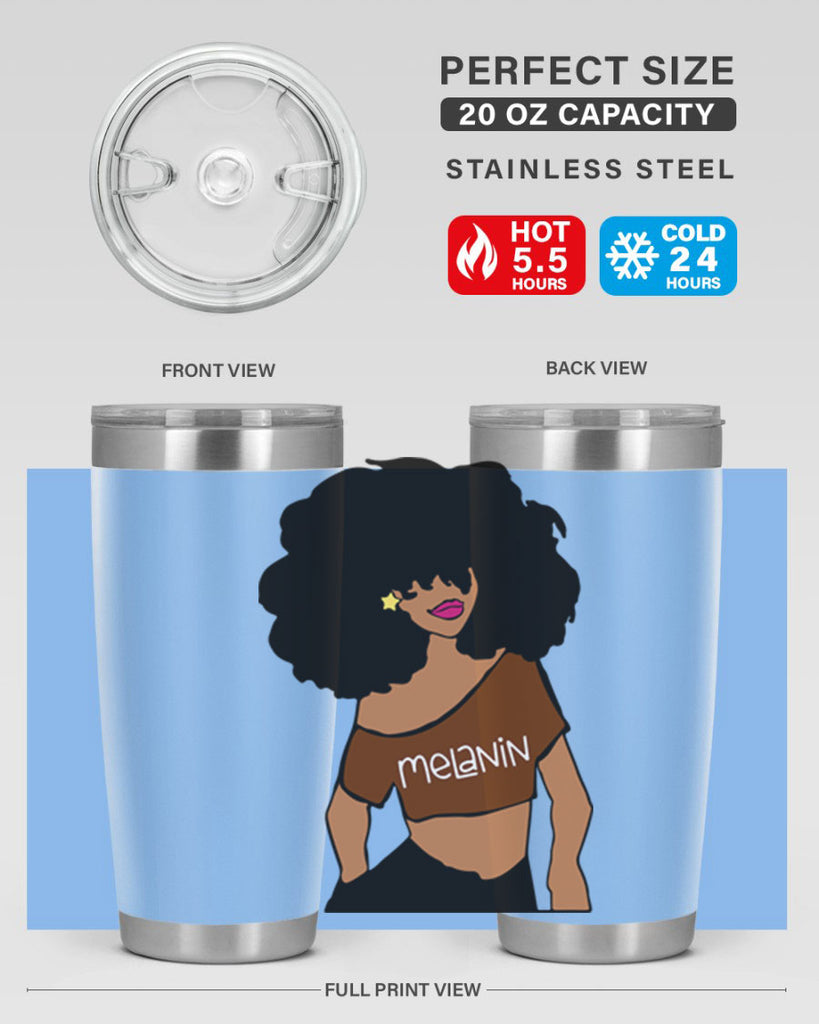black girl melanin 18#- women-girls- Tumbler