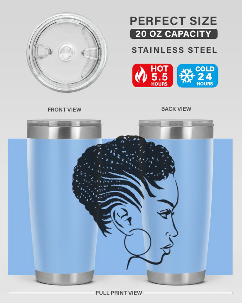 black women - queen 20#- women-girls- Tumbler