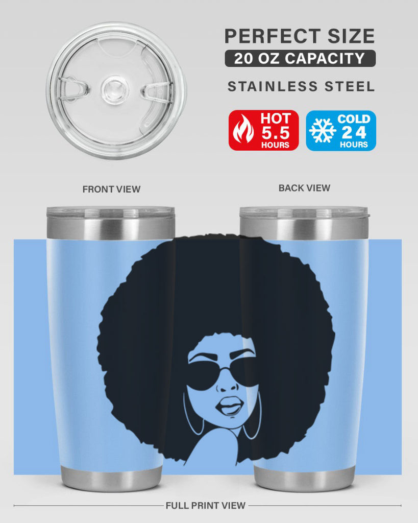 black women - queen 46#- women-girls- Tumbler