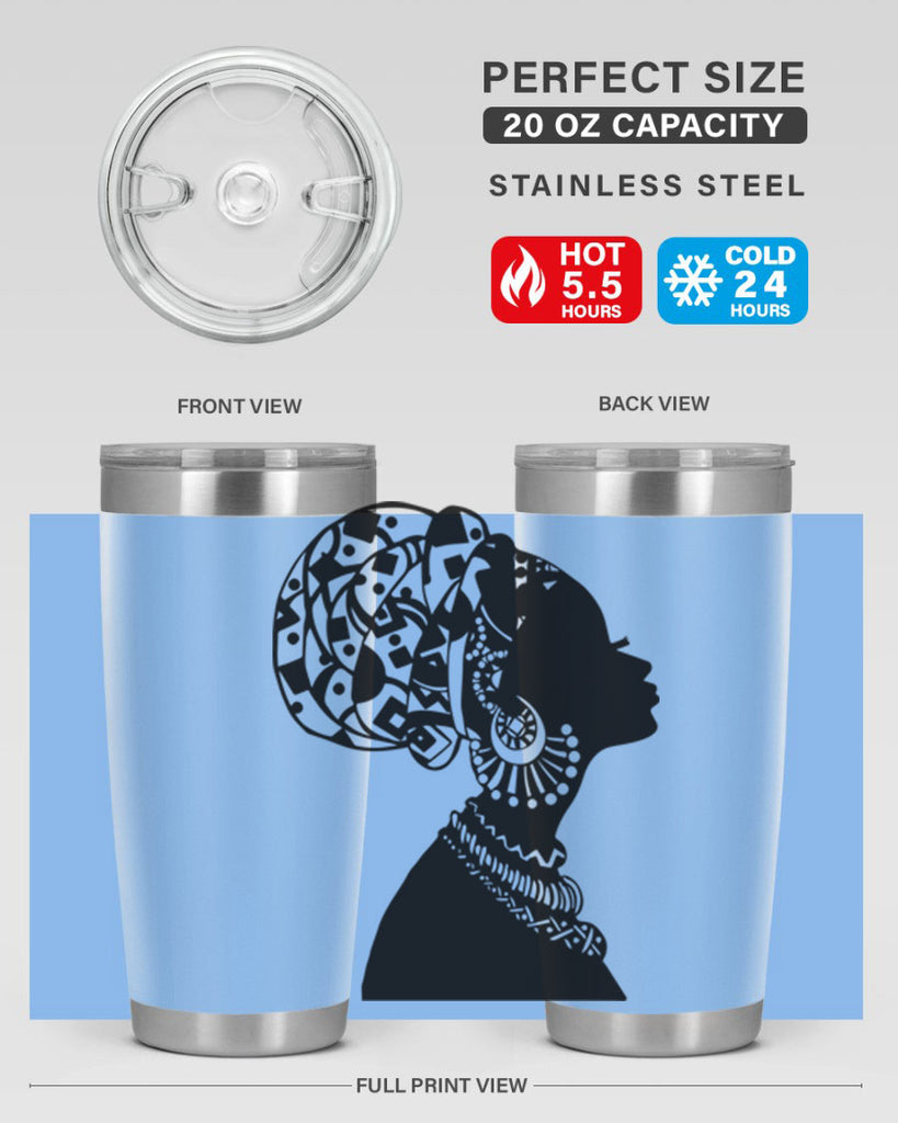 black women - queen 52#- women-girls- Tumbler