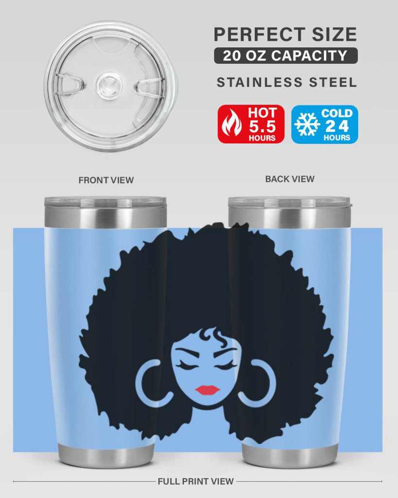 black women - queen 63#- women-girls- Tumbler