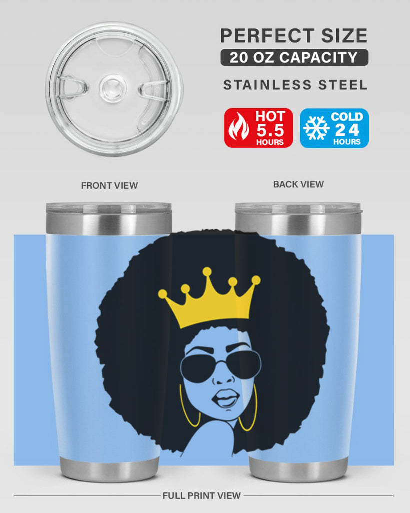 black women - queen 76#- women-girls- Tumbler