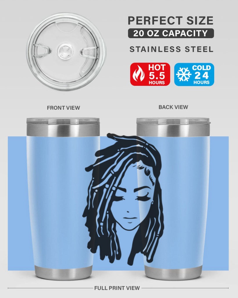 black women - queen 7#- women-girls- Tumbler