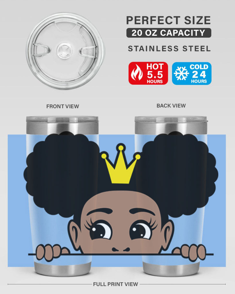 crown afro puffs 51#- women-girls- Tumbler