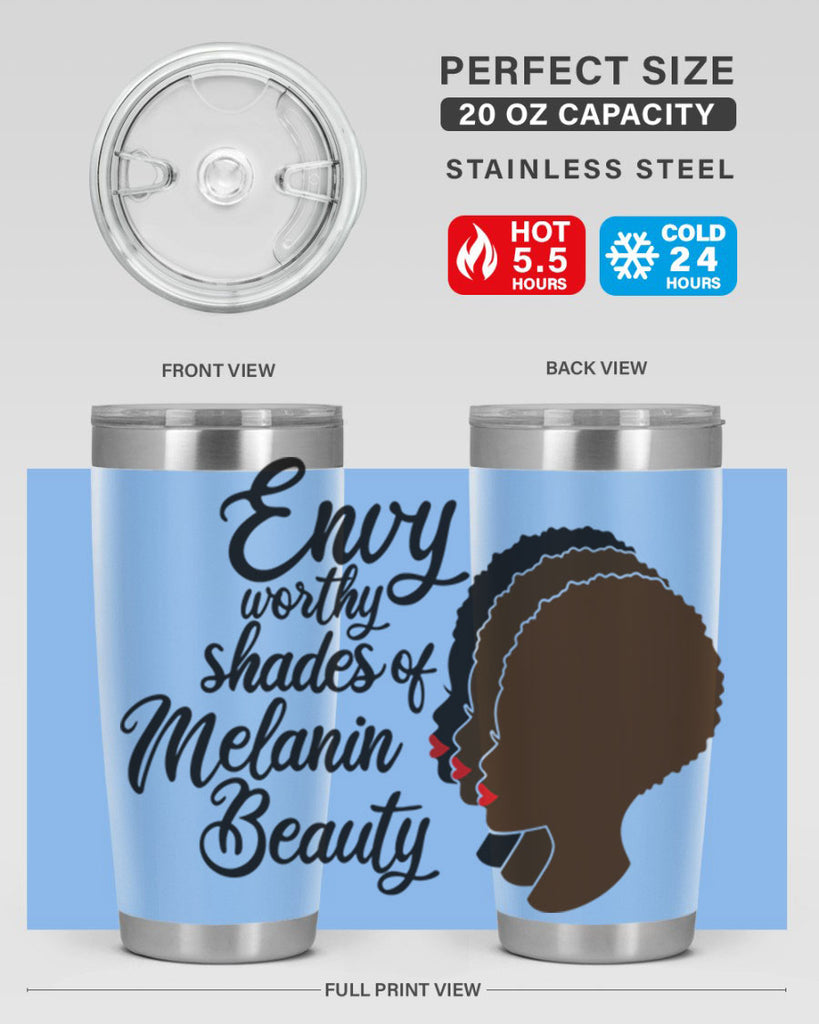 envy worth shades of melanin Style 39#- women-girls- Tumbler