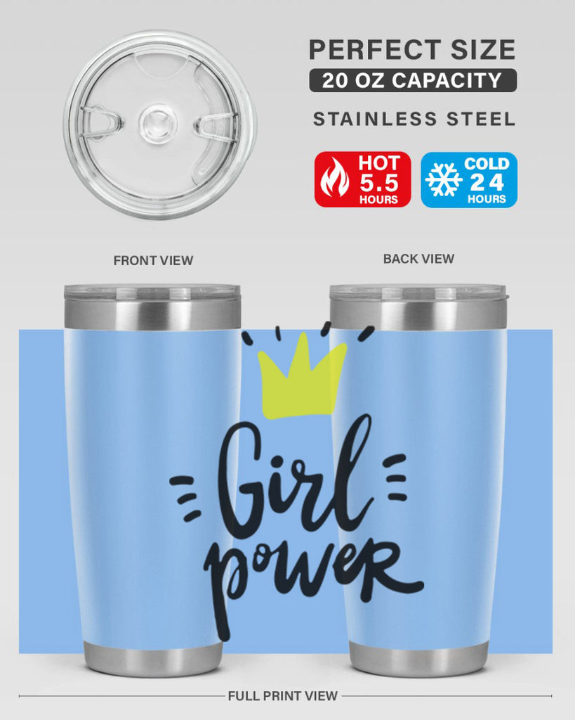 girl power crown 35#- women-girls- Tumbler