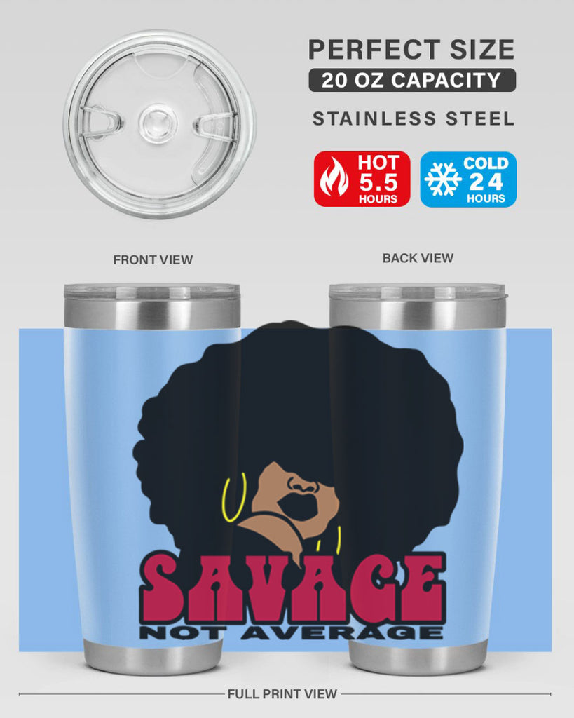 savage not average 1#- women-girls- Tumbler