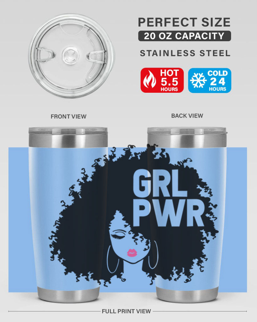 woman face grlpwr 1#- women-girls- Tumbler