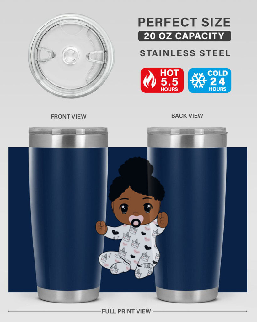 Black baby style 5#- women-girls- Tumbler