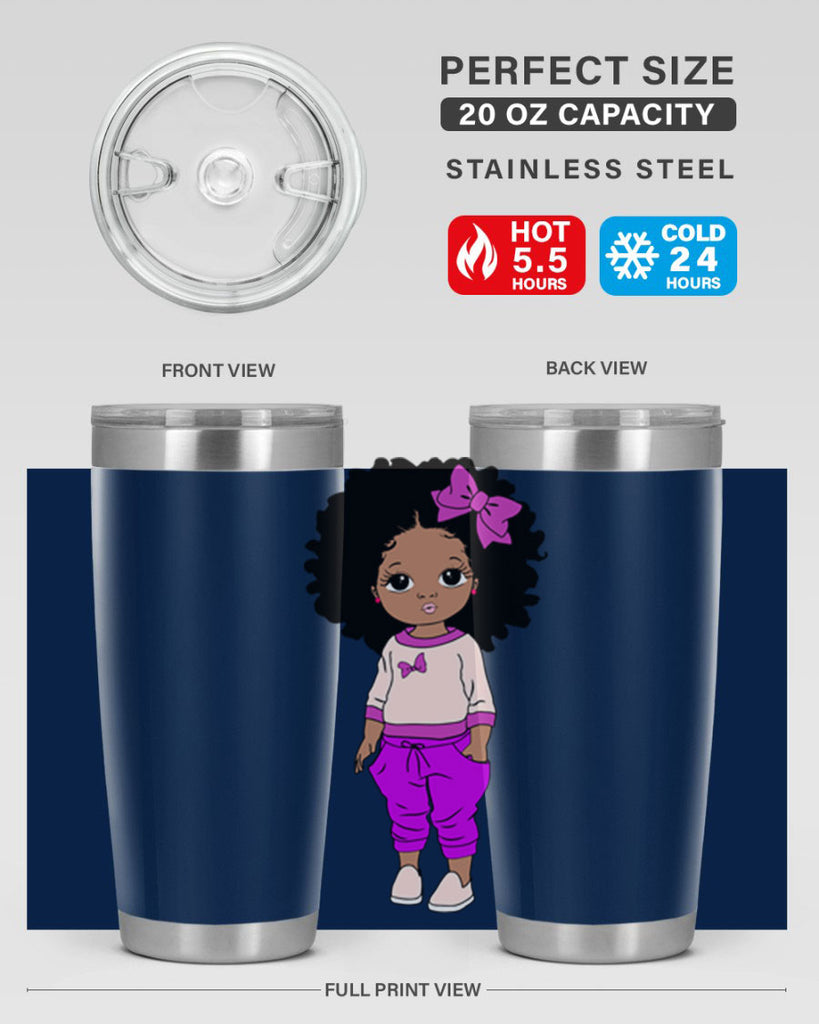 Black girl style 10#- women-girls- Tumbler