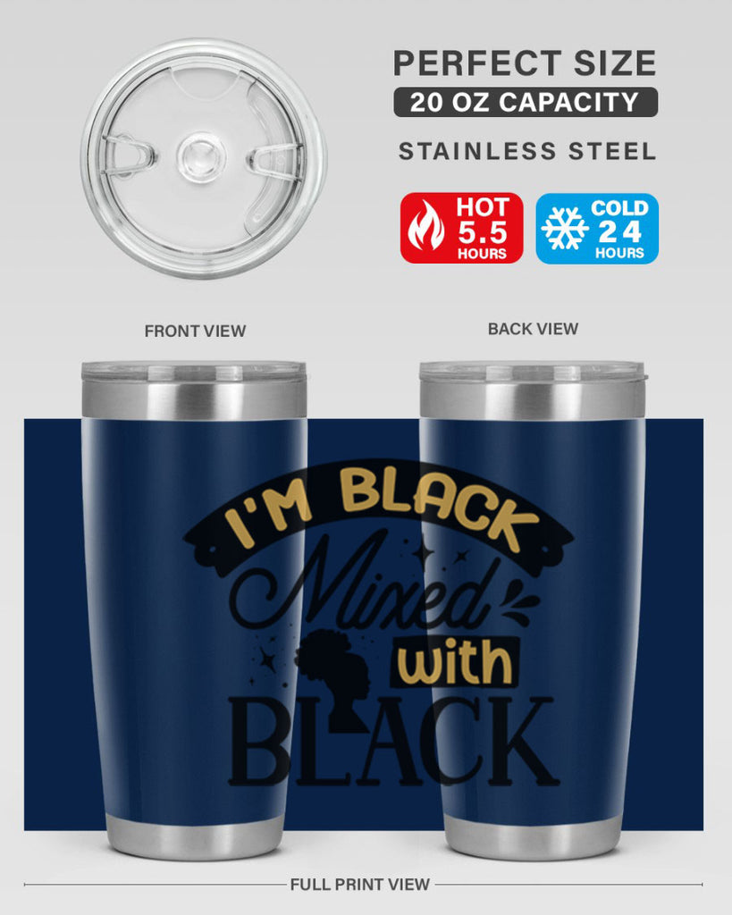 Im black mixed with black Style 30#- women-girls- Tumbler