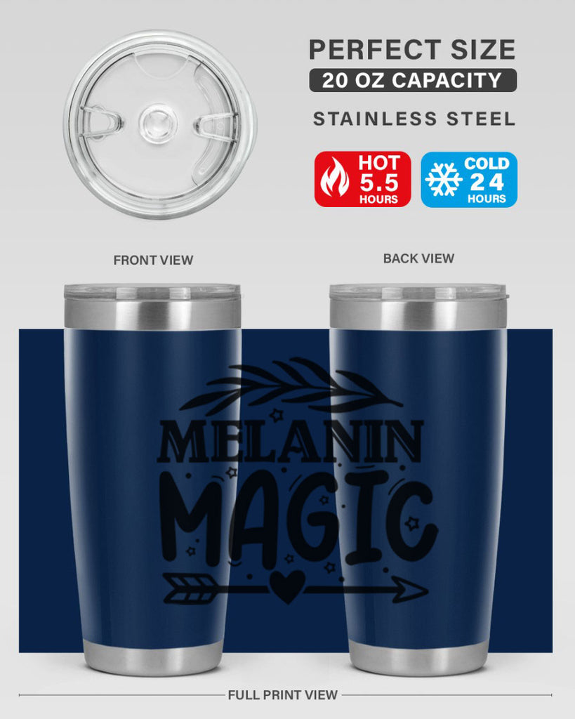 Melanin magic Style 19#- women-girls- Tumbler