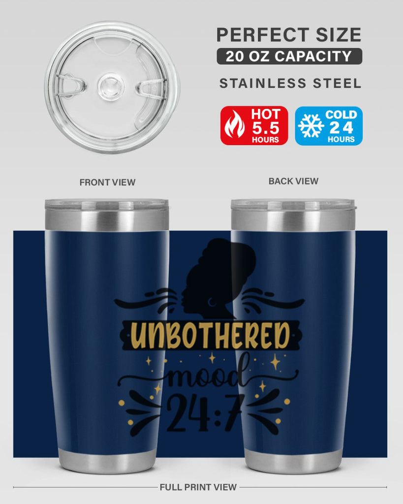 Unbothered mood Style 2#- women-girls- Tumbler
